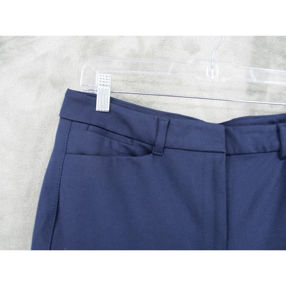 White House Black Market Pants 6 Slim‎ Ankle Trouser Stretch Work Career Navy - Picture 5 of 12